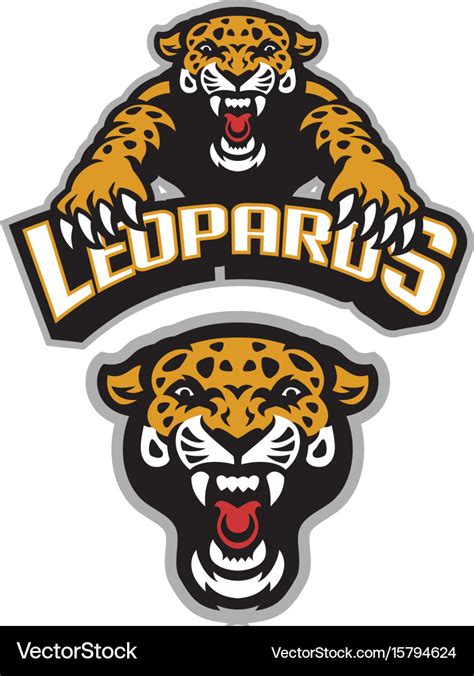 Leopard mascot head